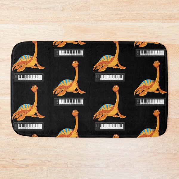Item preview, Dinosaur Playing Piano ,Funny Good Dinosaur Piano Lovers Cute Orange Design designed and sold by pedrored369.