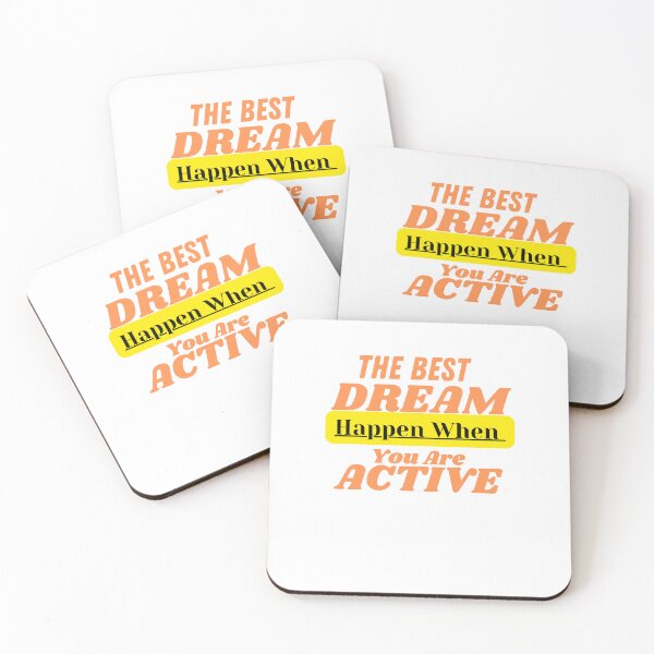 Item preview, The best Dream Happen when You are Active Classic T-shirt  designed and sold by dirlkhiat.