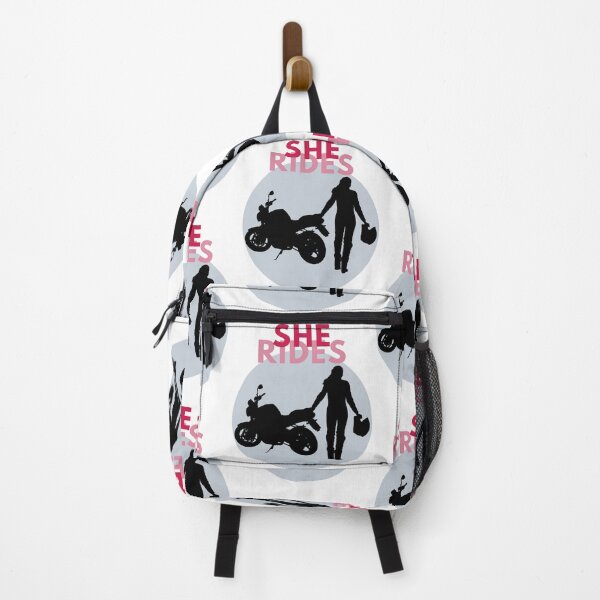 Item preview, She Rides, motorcycle lovers designed and sold by TIPJ.
