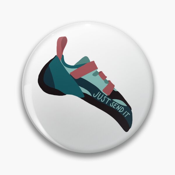 Item preview, Climbing Shoe: Just Send It designed and sold by Sam Palahnuk.