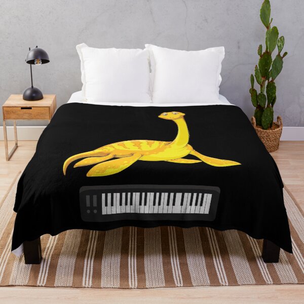 Item preview, Dinosaur Playing Piano ,Funny Good Dinosaur Piano Lovers Yellow Cute Dinosaur Art designed and sold by pedrored369.