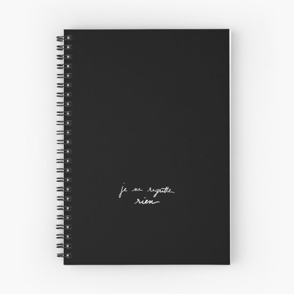 Aperçu de l'œuvre Je ne regrette rien, créée et vendue par InmyOwnwords.