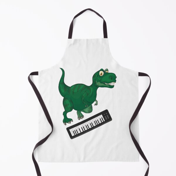 Item preview, Dinosaur Playing Piano ,Funny Good Dinosaur Piano Lovers Cool Green Design designed and sold by pedrored369.