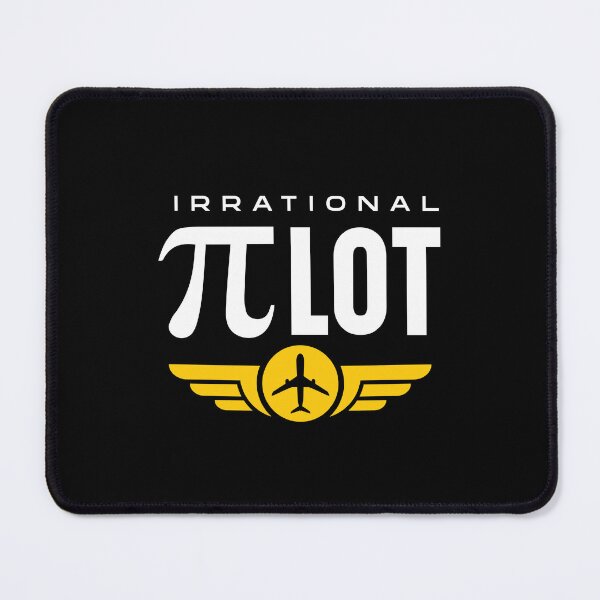 Item preview, Irrational Pilot Pi Day designed and sold by Uppercase Tees.