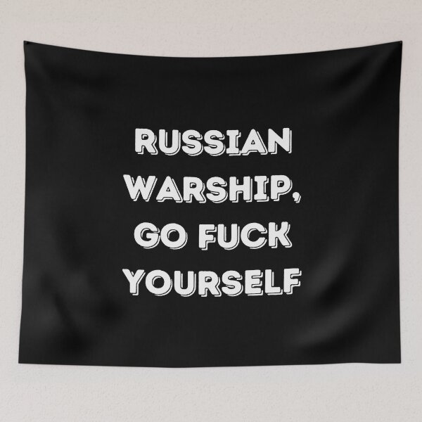 Item preview, Russian Warship go fuck yourself designed and sold by NiceSign.