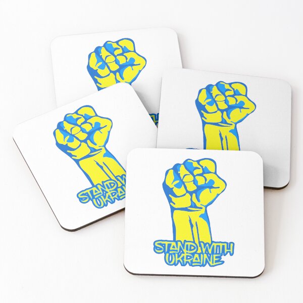 Item preview, Stand with Ukraine - Power fist 2.0 designed and sold by Thelittlelord.