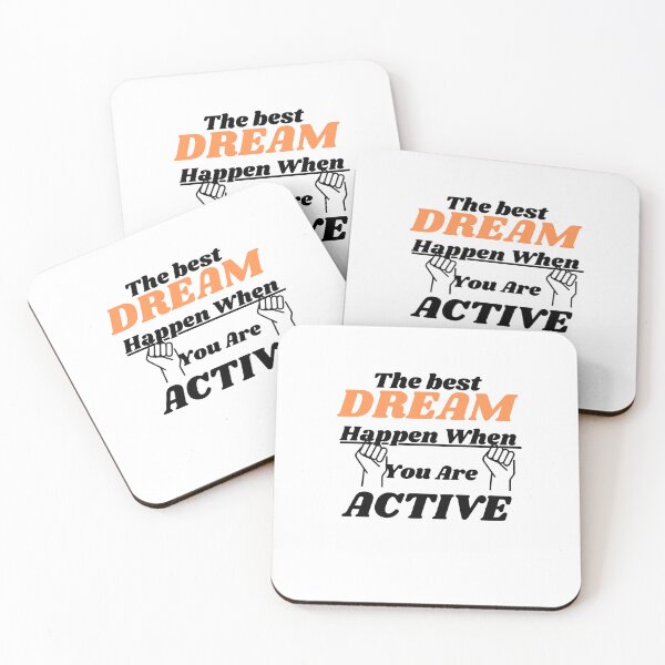 Item preview, The best Dream Happen when You are Active Classic T-shirt  designed and sold by dirlkhiat.