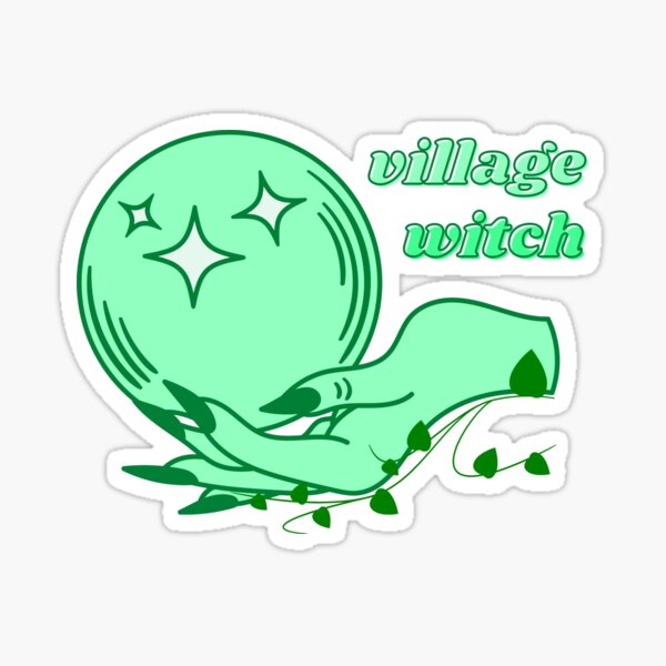 Item preview, village witch but a plant witch designed and sold by avaminerva.