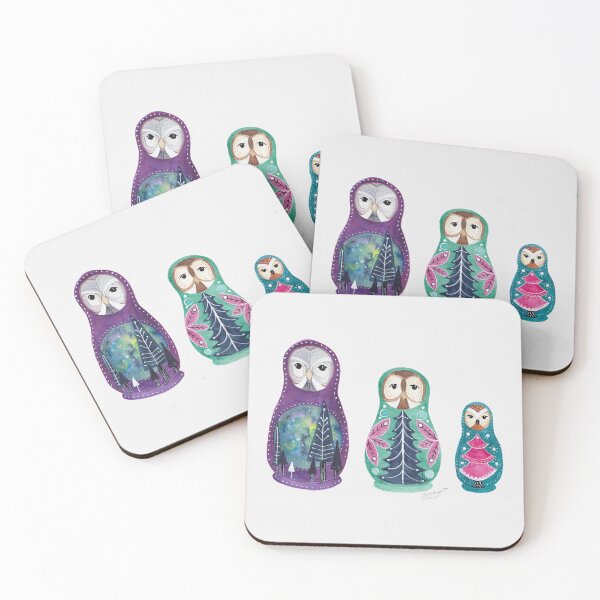 Item preview, Owl Nesting Dolls - Set 2 designed and sold by Peleegirl.