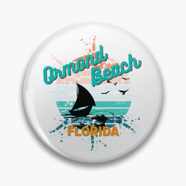 Item preview, Ormond Beach Florida Retro Exploding Sunset designed and sold by adriana-holmes.