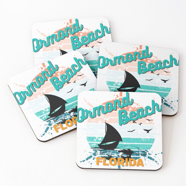Item preview, Ormond Beach Florida Retro Exploding Sunset designed and sold by adriana-holmes.