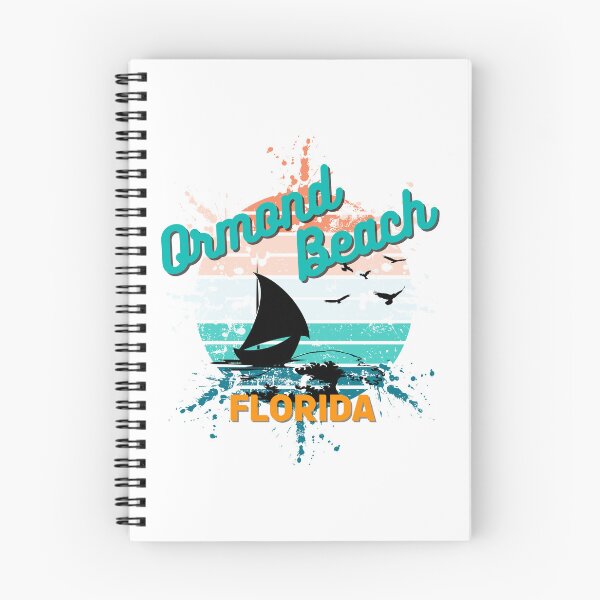 Item preview, Ormond Beach Florida Retro Exploding Sunset designed and sold by adriana-holmes.