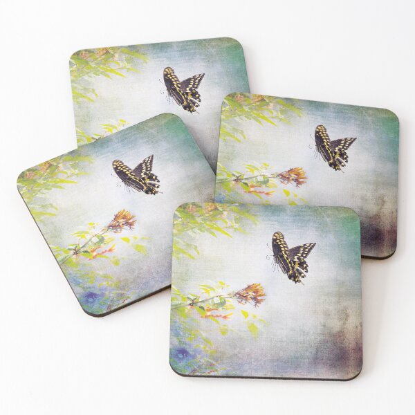 Item preview, Black Swallowtail Butterfly Hovers over a Meadow designed and sold by KbytesOfJax Outdoor and Nature.