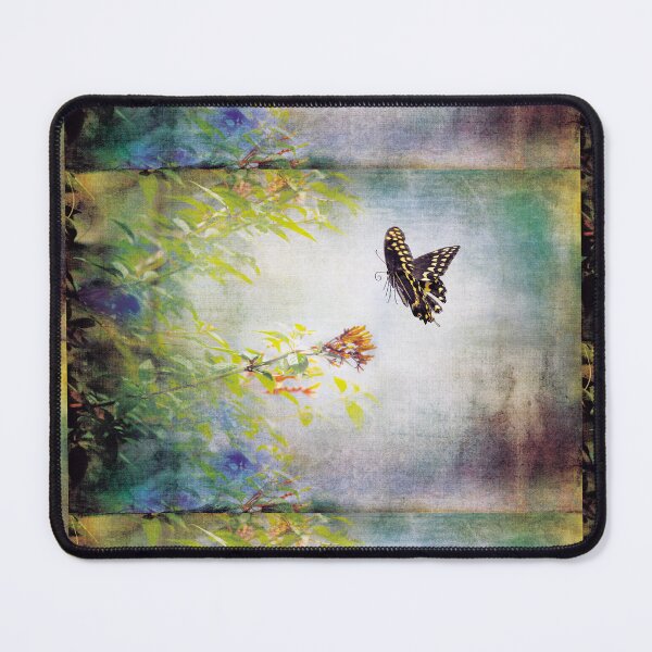 Item preview, Black Swallowtail Butterfly Hovers over a Meadow designed and sold by KbytesOfJax Outdoor and Nature.