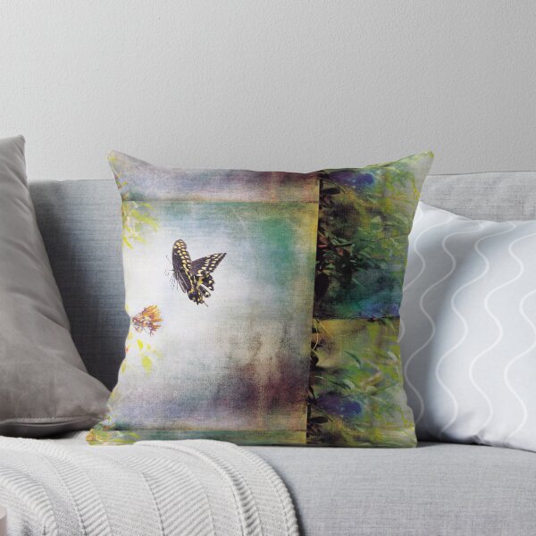 Item preview, Black Swallowtail Butterfly Hovers over a Meadow designed and sold by KbytesOfJax Outdoor and Nature.