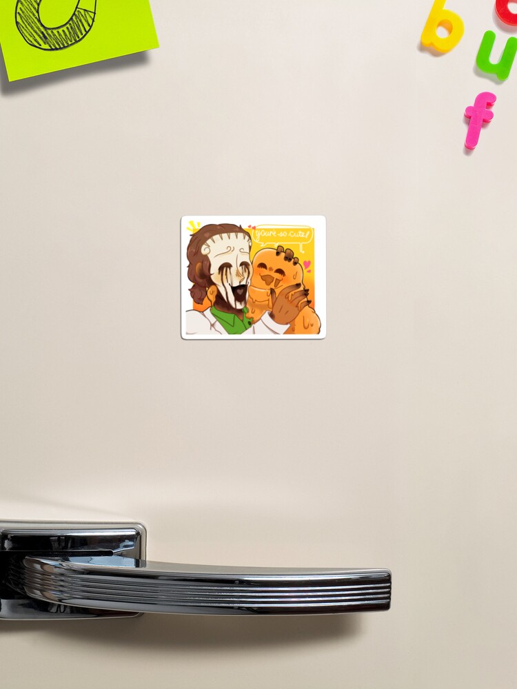scp 035 and scp 999 playing together Sticker for Sale by