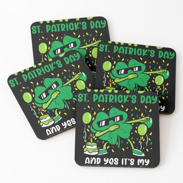 Item preview, Happy St Patricks Day Birthday Shamrock Dab Bday Party Kids designed and sold by DanielDutkosky.