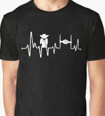 Yoda Heartbeat - Pulse Graphic T-Shirt