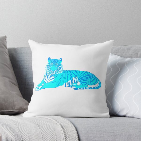 Item preview, Turquoise Irritated Tiger designed and sold by geekymindus.