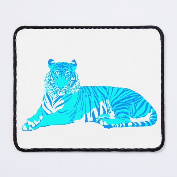 Item preview, Turquoise Irritated Tiger designed and sold by geekymindus.
