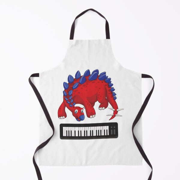 Item preview, Dinosaur Playing Piano ,Funny Good Dinosaur Piano Lovers Cool Red Blue Design designed and sold by pedrored369.