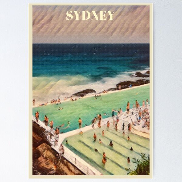 Item preview, Sydney Vintage Travel  designed and sold by Quoteeble.