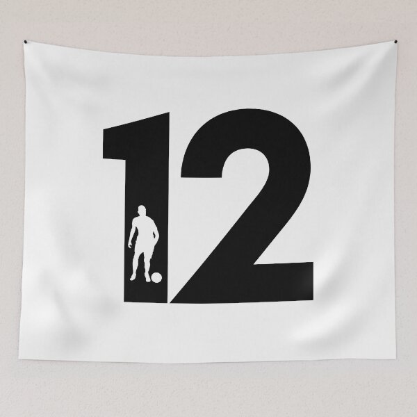Item preview, player number Twelve 12 designed and sold by footballma44.