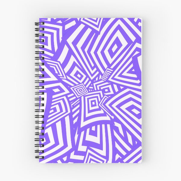 Item preview, Funky Purple Psychedelic Warped Squares designed and sold by SeaChangeDesign.