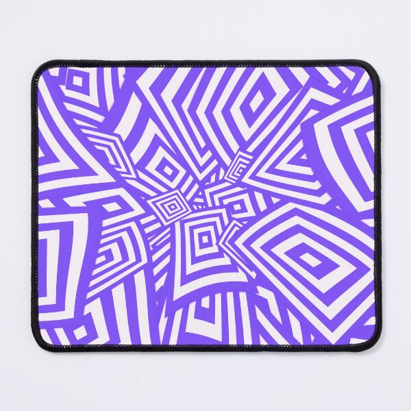 Item preview, Funky Purple Psychedelic Warped Squares designed and sold by SeaChangeDesign.