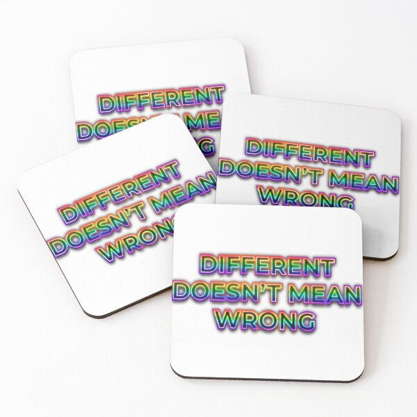 Item preview, Different isn’t wrong designed and sold by AuDHDesigns AUS .