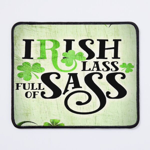 Item preview, Irish lass full of ass Funny saint Patrick’s day illustration premium design designed and sold by truemoneyman.