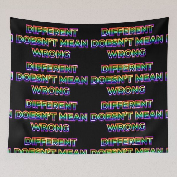 Item preview, Dark Different isn’t wrong designed and sold by AuDHDesigns AUS .