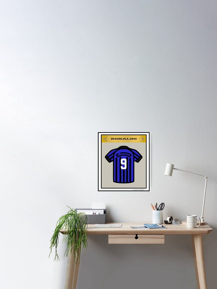 JERSEY LEGENDS - El Fenomeno Ronaldo R9 Poster for Sale by MKSGraphix