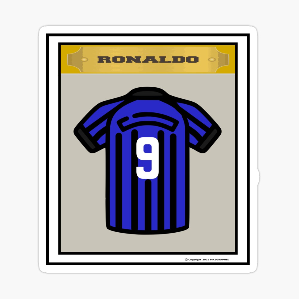 JERSEY LEGENDS - El Fenomeno Ronaldo R9 Poster for Sale by MKSGraphix