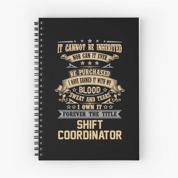 Item preview, Shift Coordinator T Shirt - Forever The Title Job Gift Item Tee designed and sold by celiagomez456.