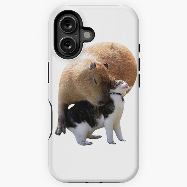 Item preview, Capybara & Cat designed and sold by Mino Shop.