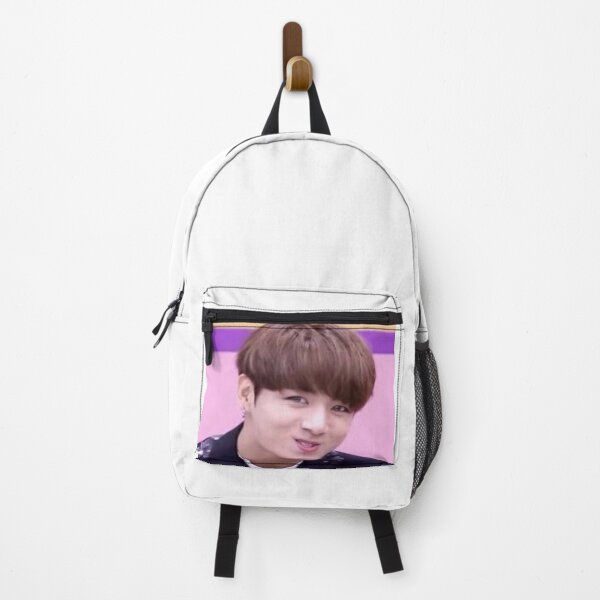 Purple Galaxy BTS Unisex Fabric Backpack 