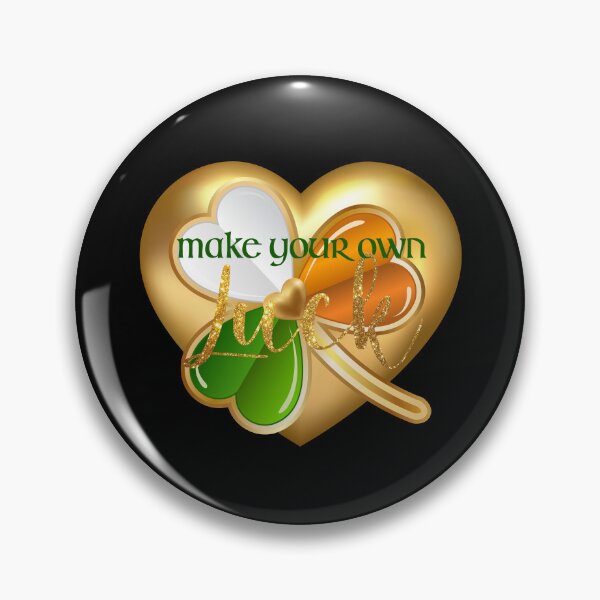 Item preview, Make Your Own Luck! (on Black) designed and sold by PawsitiveMum.