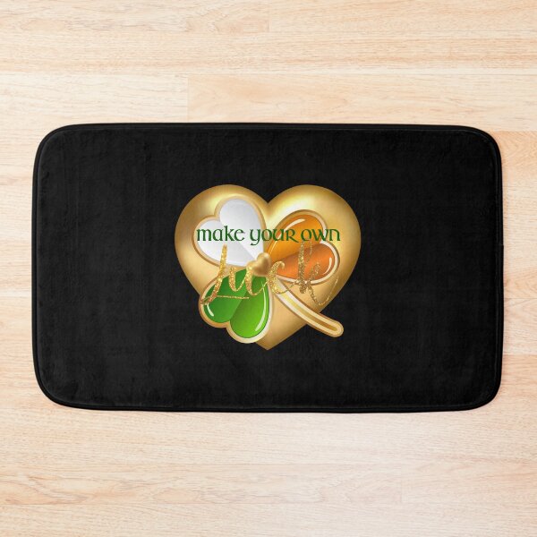 Item preview, Make Your Own Luck! (on Black) designed and sold by PawsitiveMum.