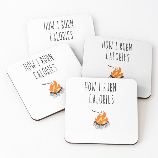 Item preview, Funny Camping Campfire How I Burn Calories Smores Anti-Fitness designed and sold by FazCreations.