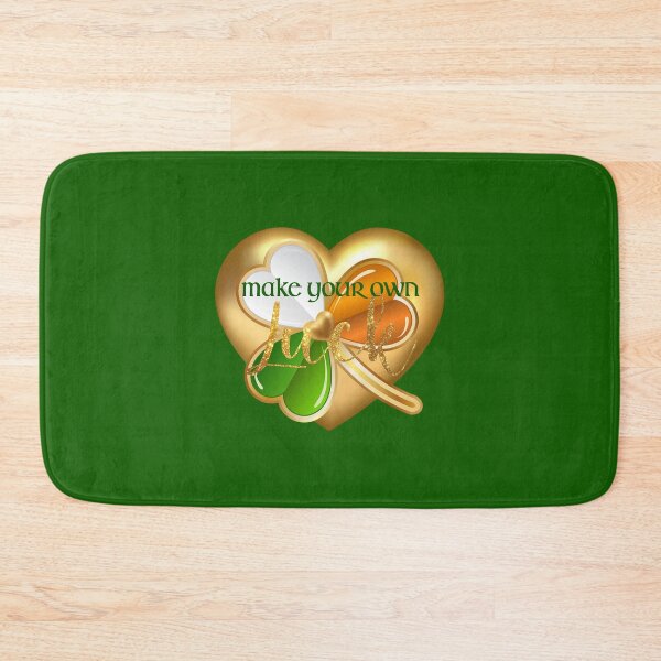 Item preview, Make Your Own Luck! (on Green) designed and sold by PawsitiveMum.