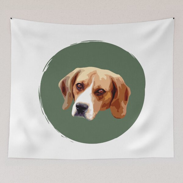 Item preview, Beagle Cute Dog Pop Art - Paint Circle - WPAP designed and sold by inkandmoth.