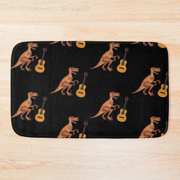 Item preview, Dinosaur Playing Guitar ,Funny Good Dinosaur Guitar Lovers Art designed and sold by pedrored369.