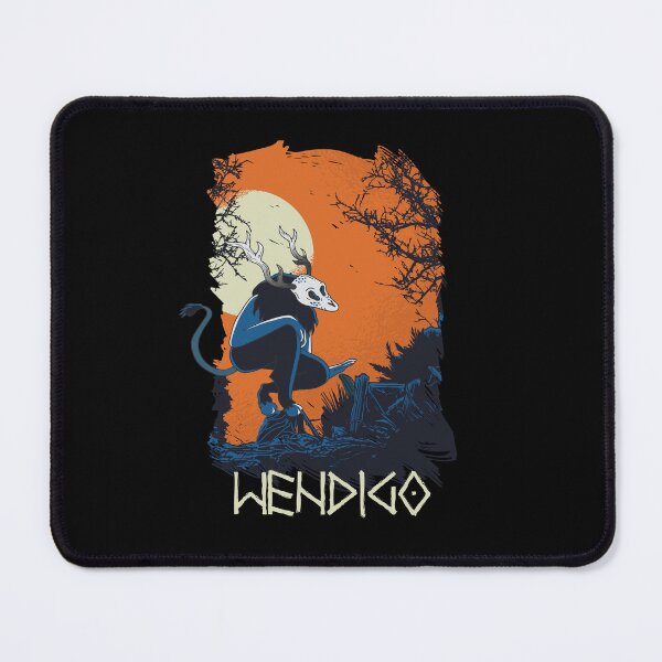 Item preview, Wendigo Monster Skinwalker Cryptid Art designed and sold by MrEddie10.