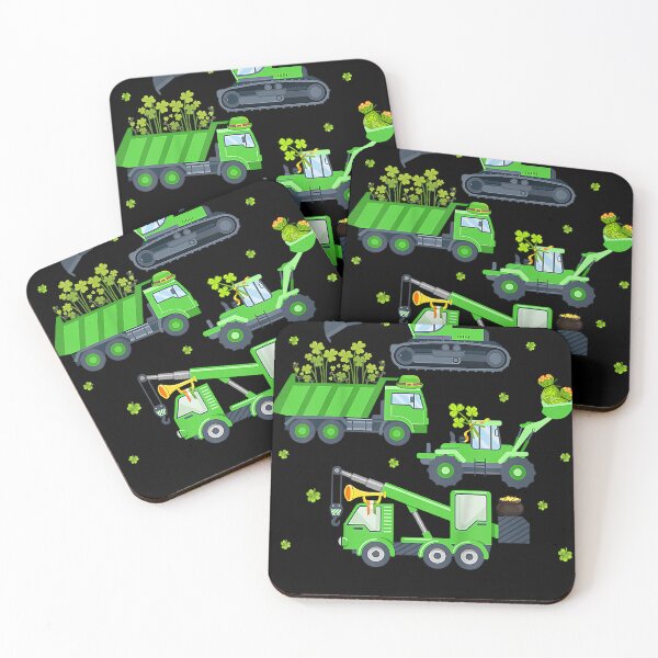 Item preview, Kids Boys St Patricks Day Crane Truck Construction Toddler designed and sold by JasonButki.