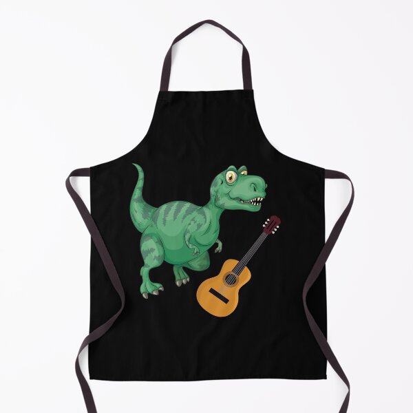 Artikelvorschau, Dinosaurier, der Gitarre spielt, lustiger guter Dinosaurier-Gitarren-Liebhaber-Grün-Entwurf entworfen und verkauft von pedrored369.