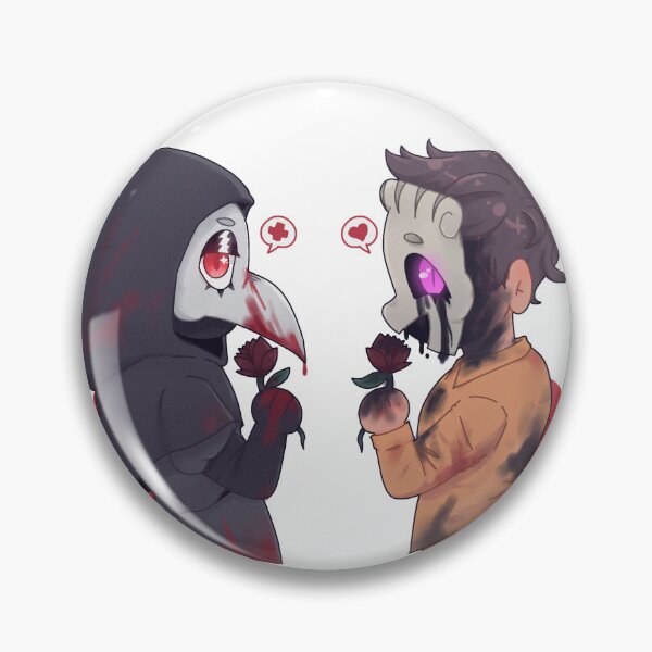 Item preview, scp 049 and scp 035 holding roses corrupt version designed and sold by 0amburgh0.