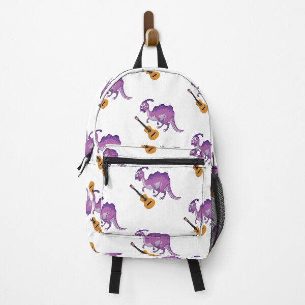 Item preview, Dinosaur Playing Guitar ,Funny Good Purple Dinosaur Guitar Lovers Art designed and sold by pedrored369.