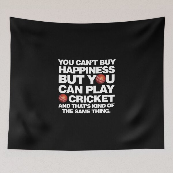 Item preview, You Cant Buy Happiness, But You Can Play Cricket Classic T-Shirt designed and sold by alishaston.