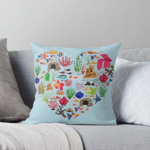 Item preview, Saltwater Aquarium Heart Fish Tank  designed and sold by KidGiftChoice.